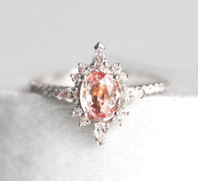 Adriana Sapphire Diamond Ring Set