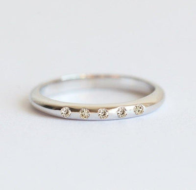 Champagne Diamond Ring