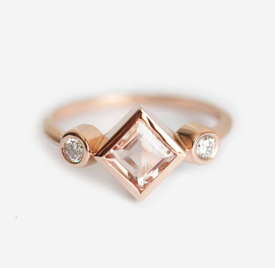 Rose Gold Morganite Ring