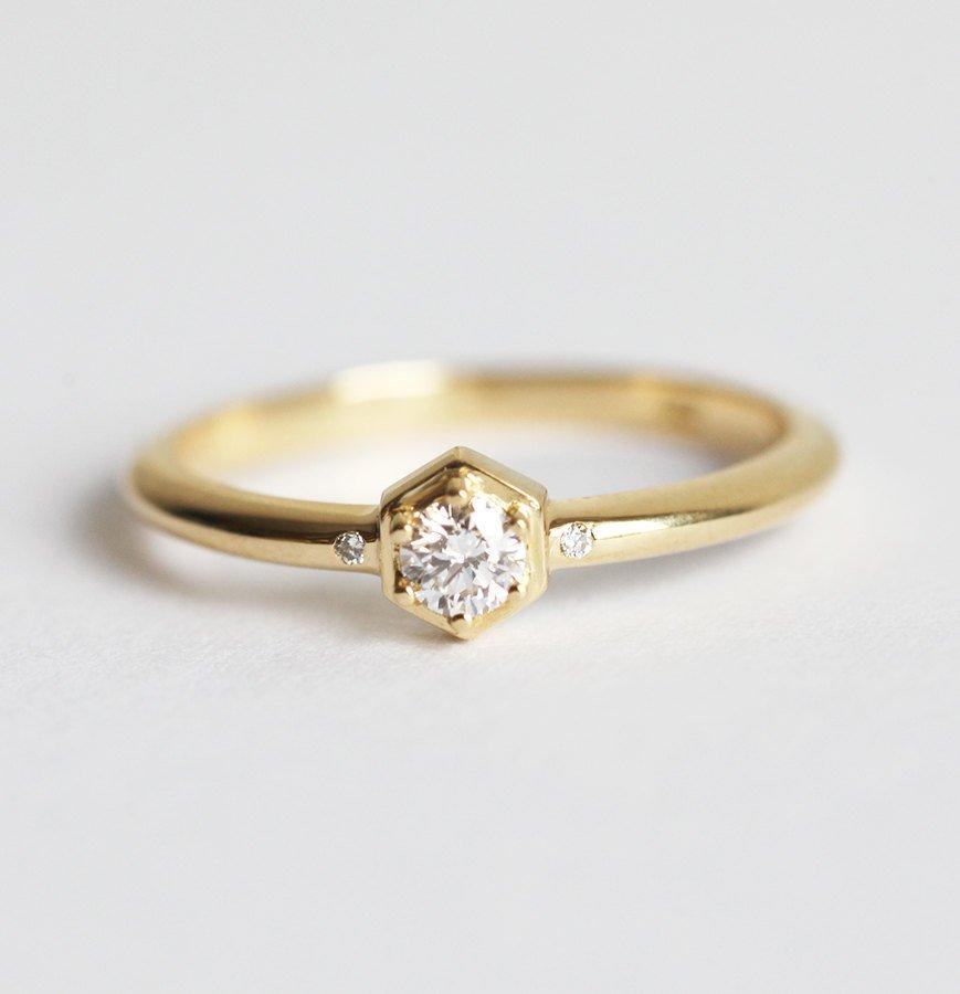 Diamond Ring, Engagement Ring-Capucinne