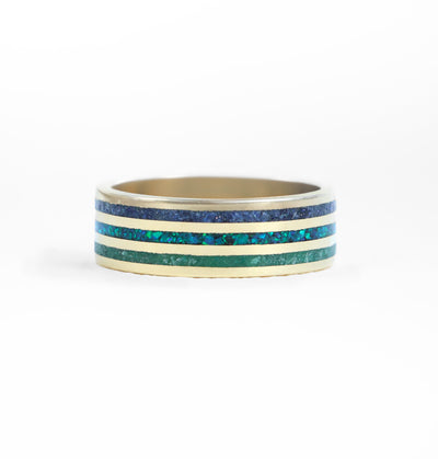 Triple inlay ring 