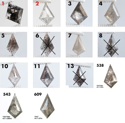 Types of Kite Salt & Pepper Diamond Catalogue