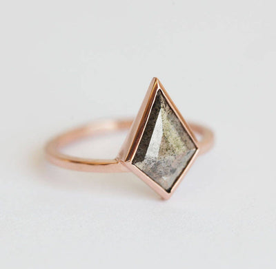 Kite Salt & Pepper Diamond Ring