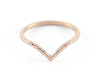 A gold chevron band