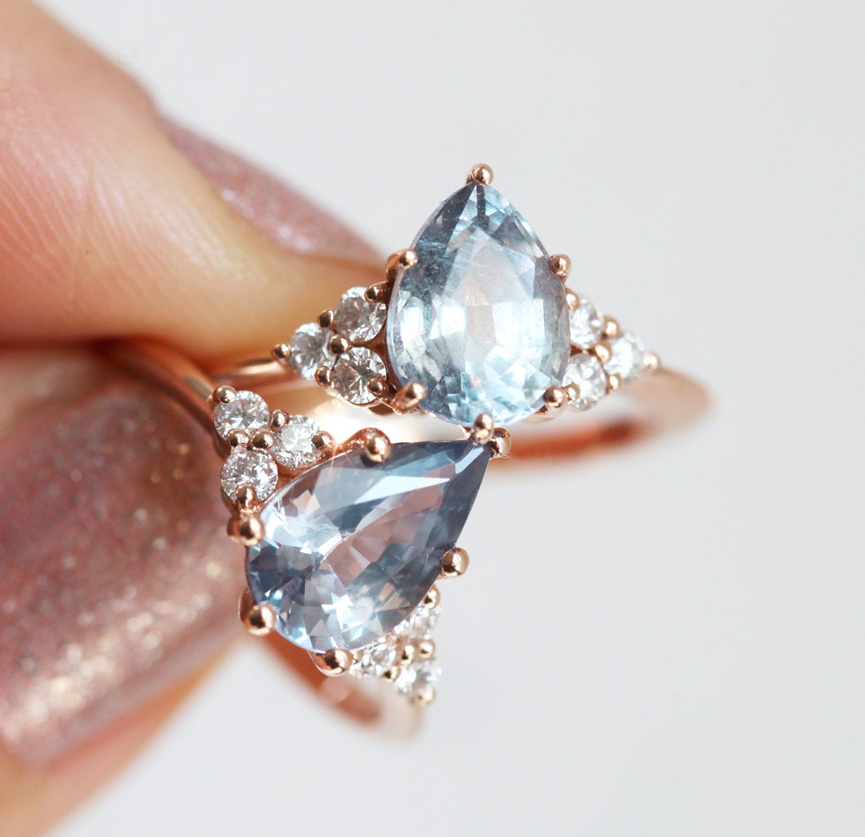 Jeanie Sapphire Diamond Ring-Capucinne