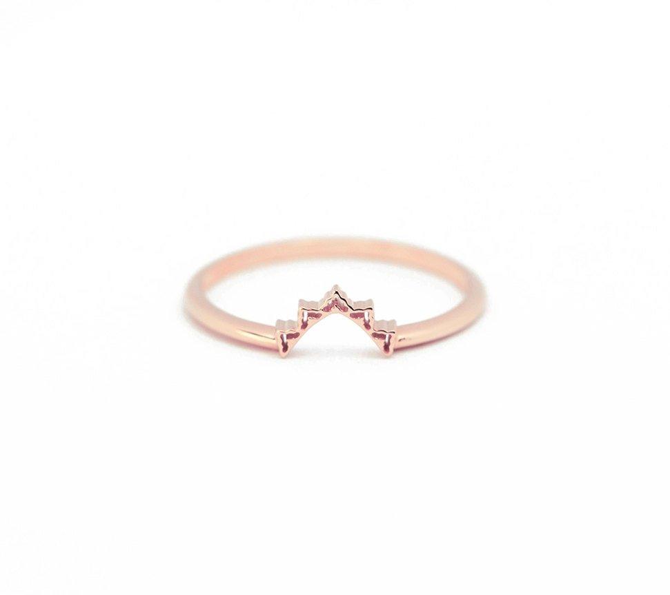 Lace Wedding Ring, Stacking Ring-Capucinne