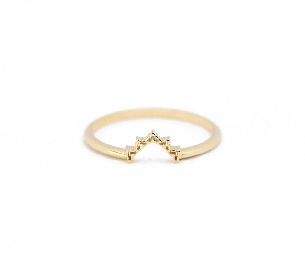 Lace Wedding Ring, Stacking Ring-Capucinne