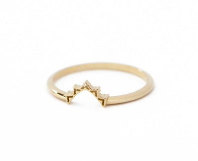 Lace Wedding Ring, Stacking Ring-Capucinne