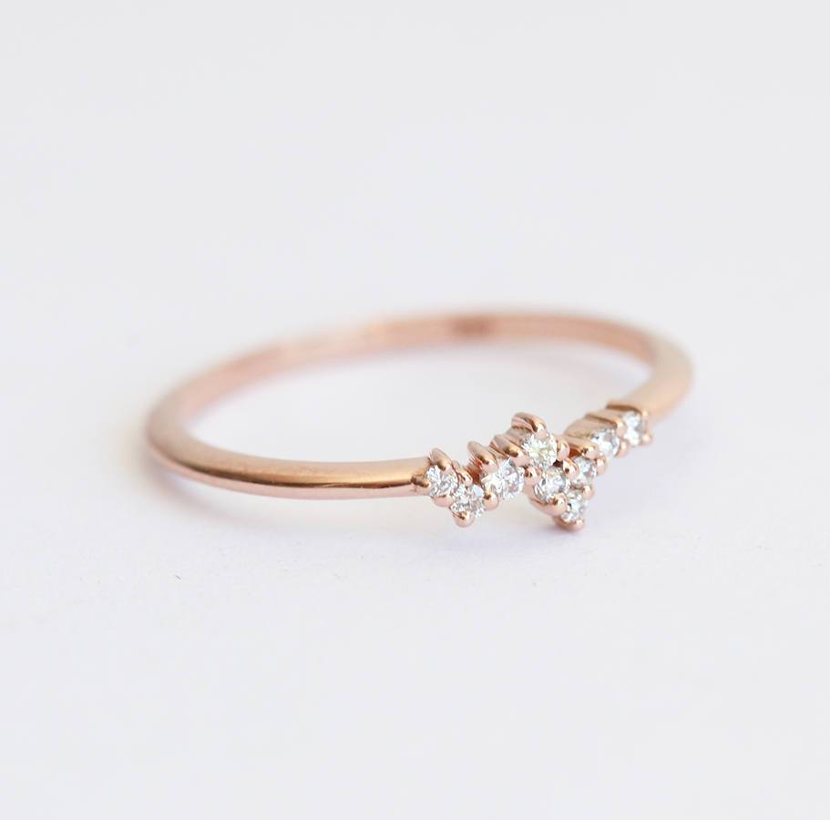 Mini Round Diamond Cluster Ring-Capucinne