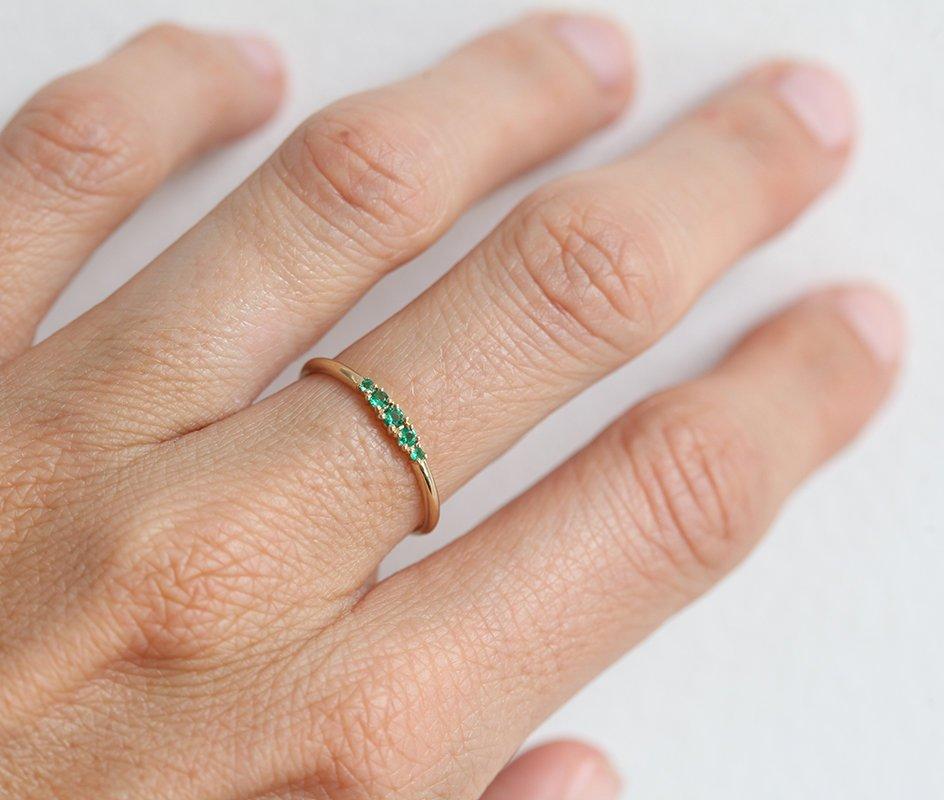 Monroe Emerald Ring