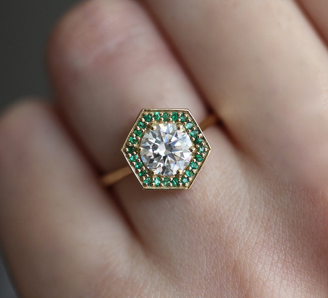Rhea Engagement Ring-Capucinne