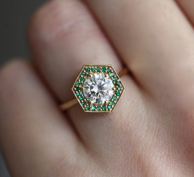 Rhea Engagement Ring-Capucinne