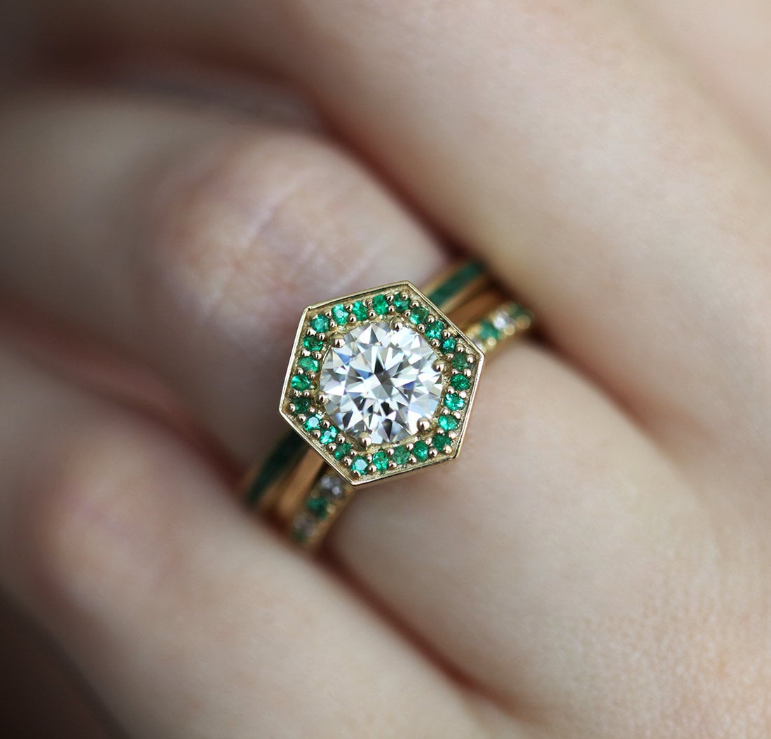 Rhea Engagement Ring-Capucinne