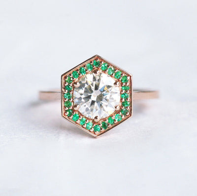 Rhea Engagement Ring-Capucinne