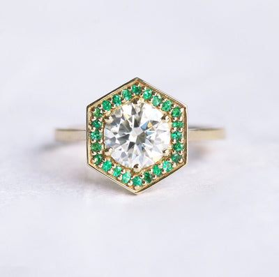 Rhea Engagement Ring-Capucinne