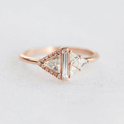 Rhombus Diamond Ring-Capucinne