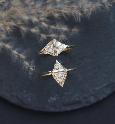 Rhombus Diamond Ring-Capucinne