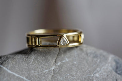 Roman Numerals Band, Roman Numerals Ring-Capucinne