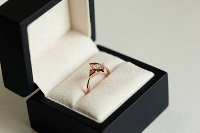 Sarita Marquise Diamond Engagement Ring-Capucinne