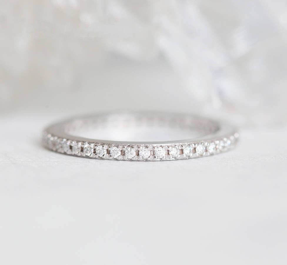 SKYLAR ETERNITY DIAMOND BAND, ETERNITY DIAMOND RING-Capucinne