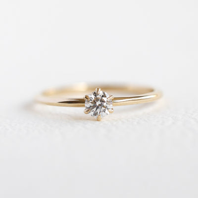 Solitaire diamond ring READY to SHIP