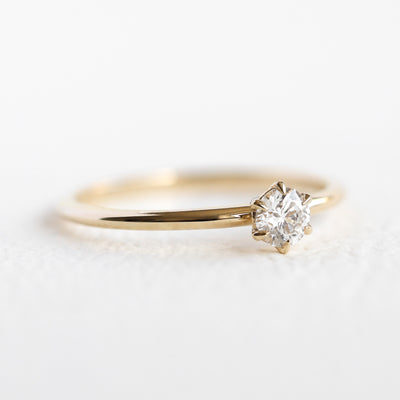 Solitaire diamond ring READY to SHIP