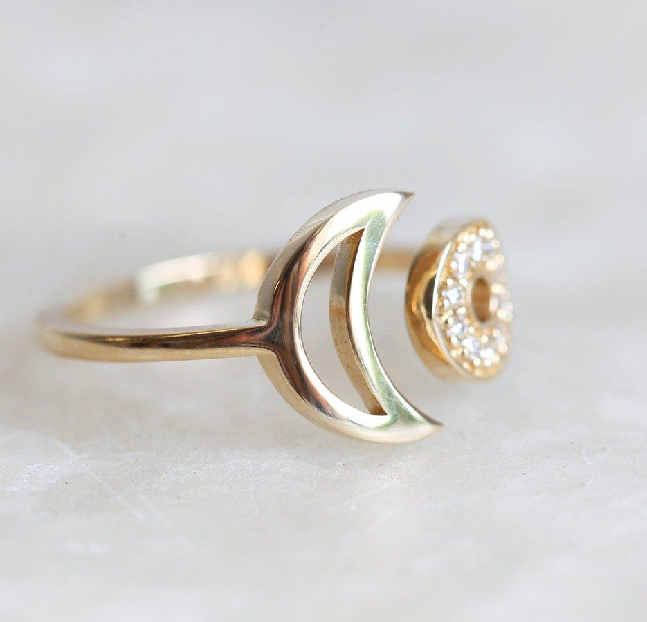 Sun & Moon Ring-Capucinne