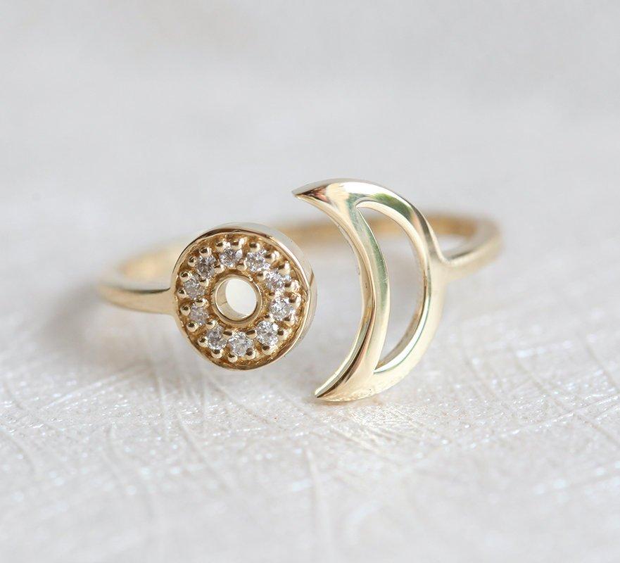 Sun & Moon Ring-Capucinne