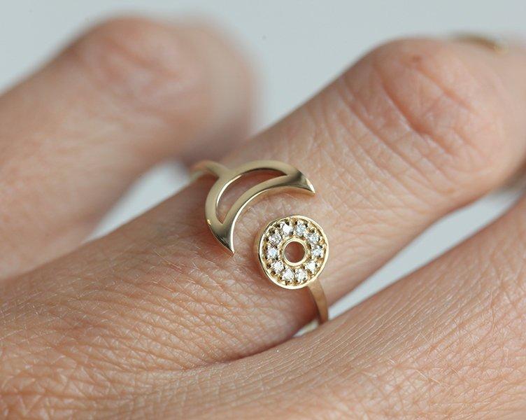 Sun & Moon Ring-Capucinne