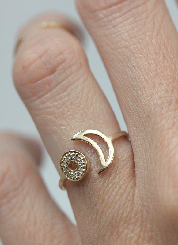 Sun & Moon Ring-Capucinne