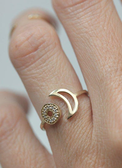 Sun & Moon Ring-Capucinne