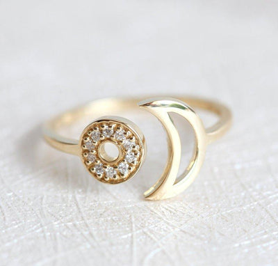 Sun & Moon Ring-Capucinne