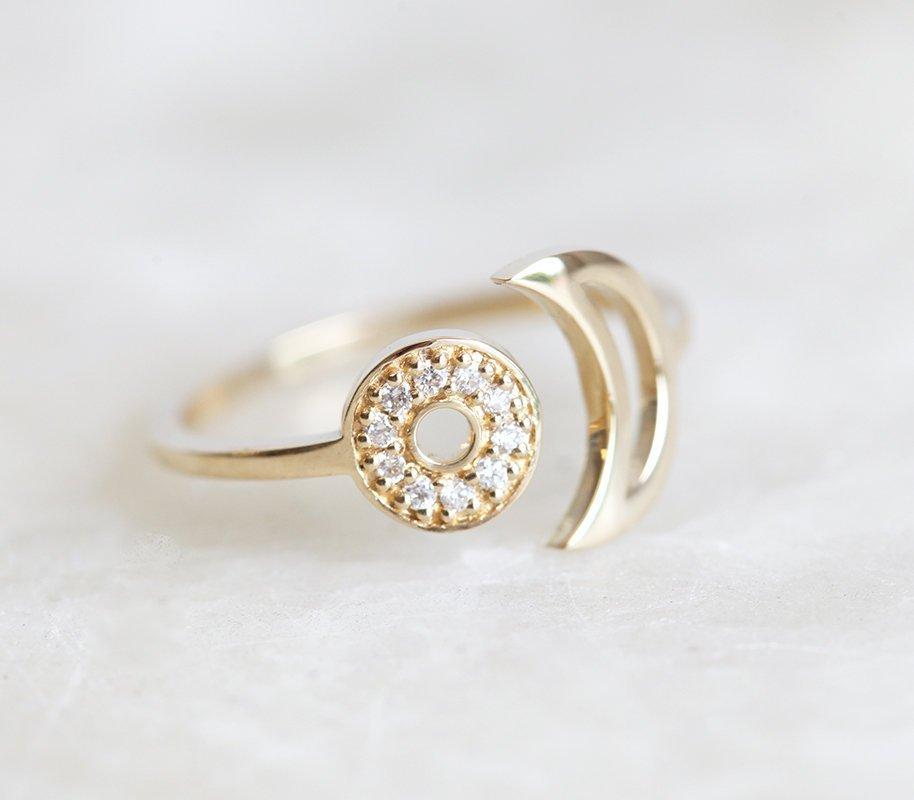 Sun & Moon Ring-Capucinne