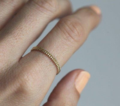 WEDDING RING, SIMPLE RING-Capucinne