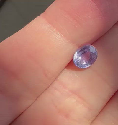 Loose 1.17 Ct Oval Violet Sapphire