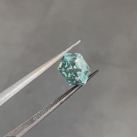 Loose 1.45 Ct Hexagon Teal Sapphire