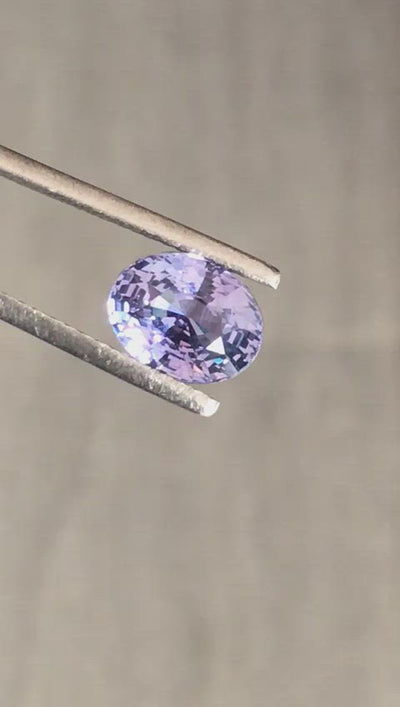 Loose oval-shaped blue sapphire video