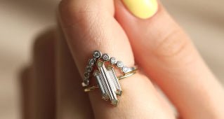 SALT. Fine Jewelry  BLAKE BAGUETTE DIAMOND RING – SALT. Fine Jewelry CA